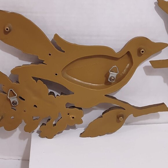 Like New 1967 Birds and Magnolia Blooms Wall Decor - Picture 6 of 8